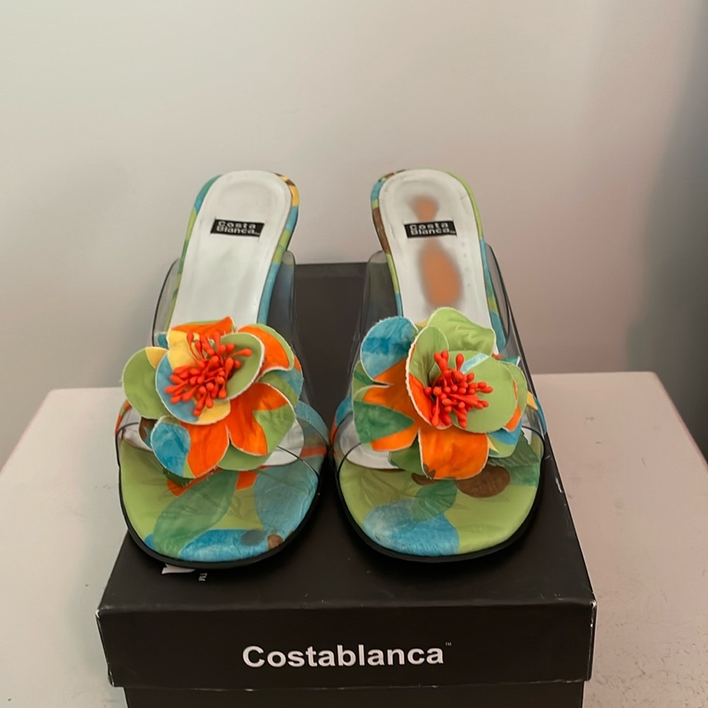 Vintage Costa Blanca Bravo shoes Lime Jubilee